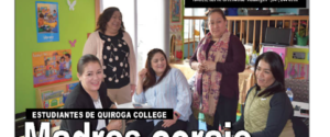 Estudiantes de Quiroga College de Round Lake en la primera plana de NUEVA SEMANA Newspaper